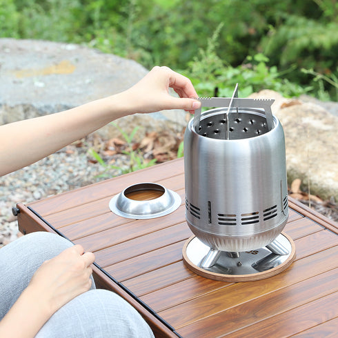 GGUBUS TORNADO(トルネード)二次燃焼 焚き火台 五徳フルセット【日本正規品】