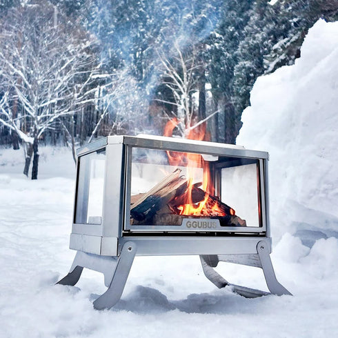 GGUBUS SURROUND VIEW 焚き火台 雪中キャンプ