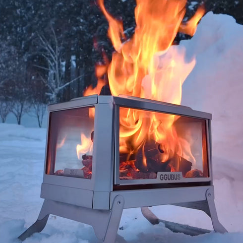GGUBUS SURROUND VIEW 焚き火台 雪キャンプ