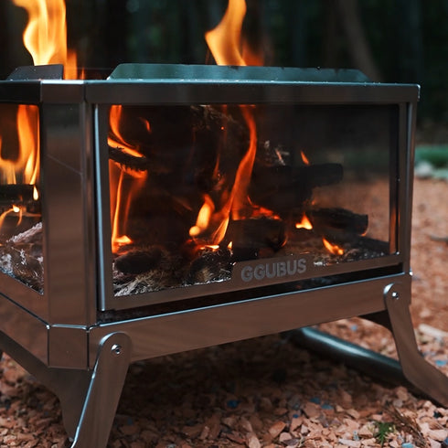 GGUBUS SURROUND VIEW 焚き火台 ガラス越しの炎