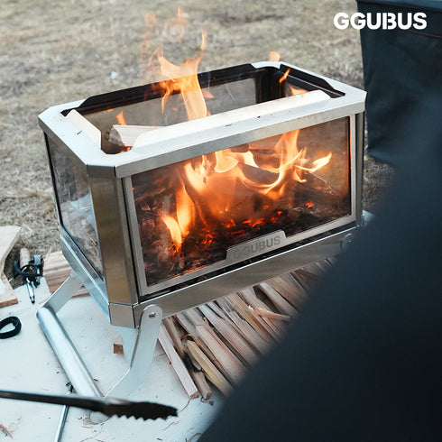 GGUBUS SURROUND VIEW 焚き火台 使用シーン