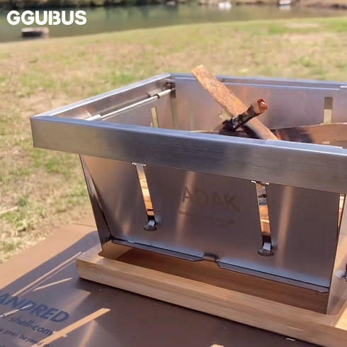 GGUBUS DADAK バーベキューグリル Sサイズ 使用の様子