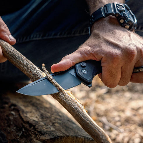 TEKTO F3 Charlie G10Black チタンコーティングD2ブレード