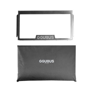 Full Stainless Dual Stove用ガラスパネル Lサイズ　耐熱ガラス製