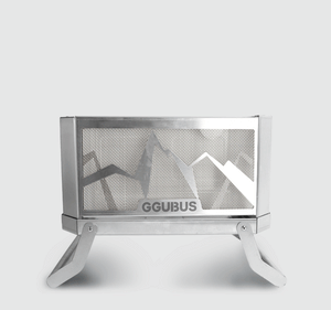 GGUBUS Full Stainless Dual Stove メッシュパネルガラスパネル付け替えの様子