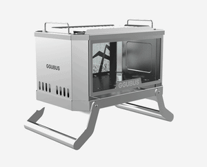 GGUBUS Full Stainless Dual Stove ガラスパネルアレンジの様子